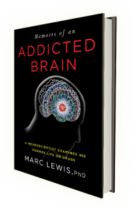 Memoirs of an Addicted Brain hardcover book image